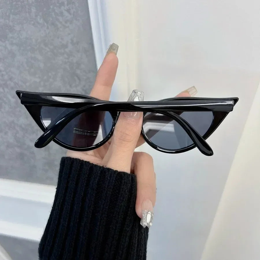 Small Mirrored Cat Eye Sunglasses