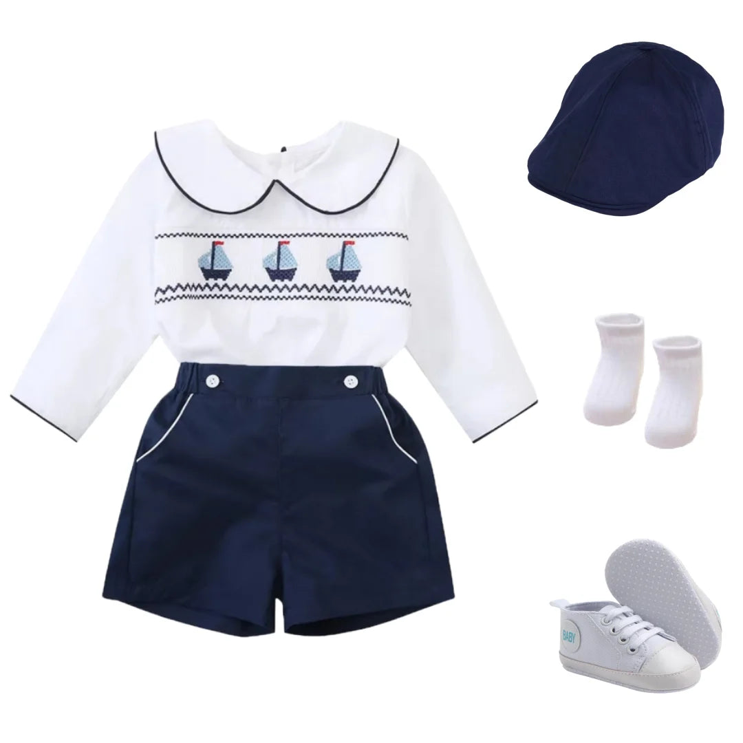 Baby Boy Smocked Gentleman Outfit
