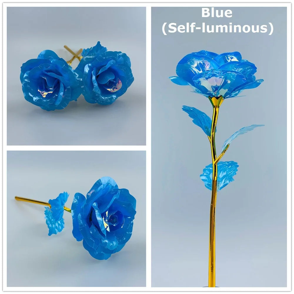 24K Gold Foil Rose Gift