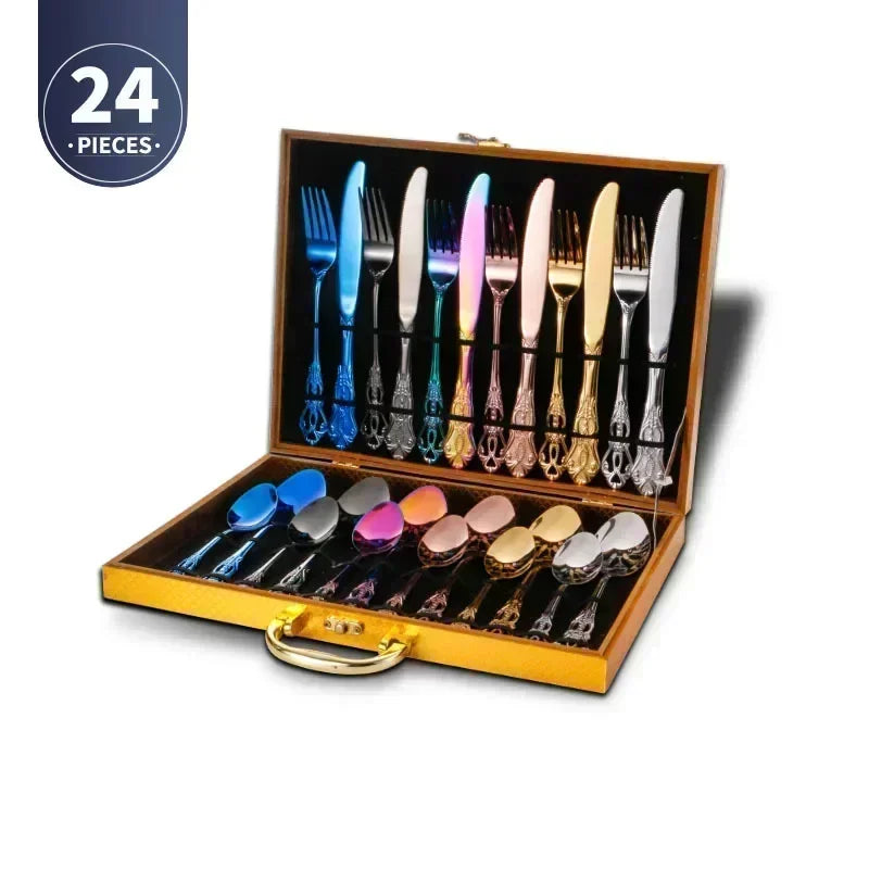 Gold Stainless Steel Cutlery Set