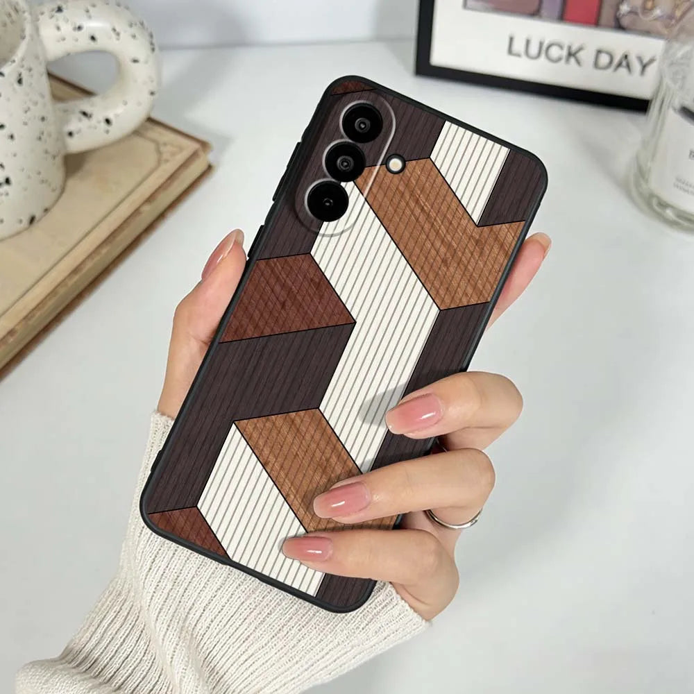 🌳 Vintage Wood Grain Phone Case