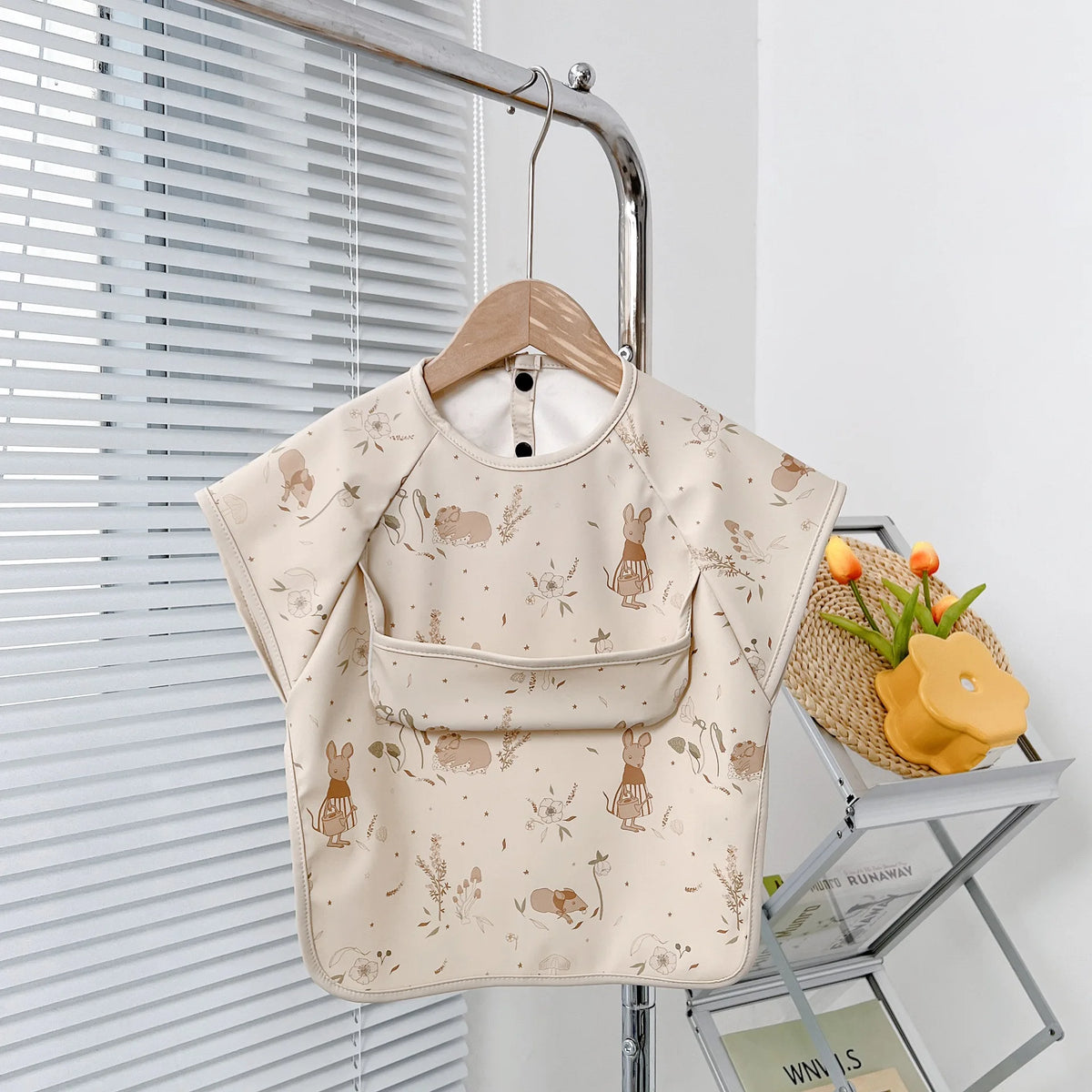 Waterproof Long-Sleeve Baby Bib