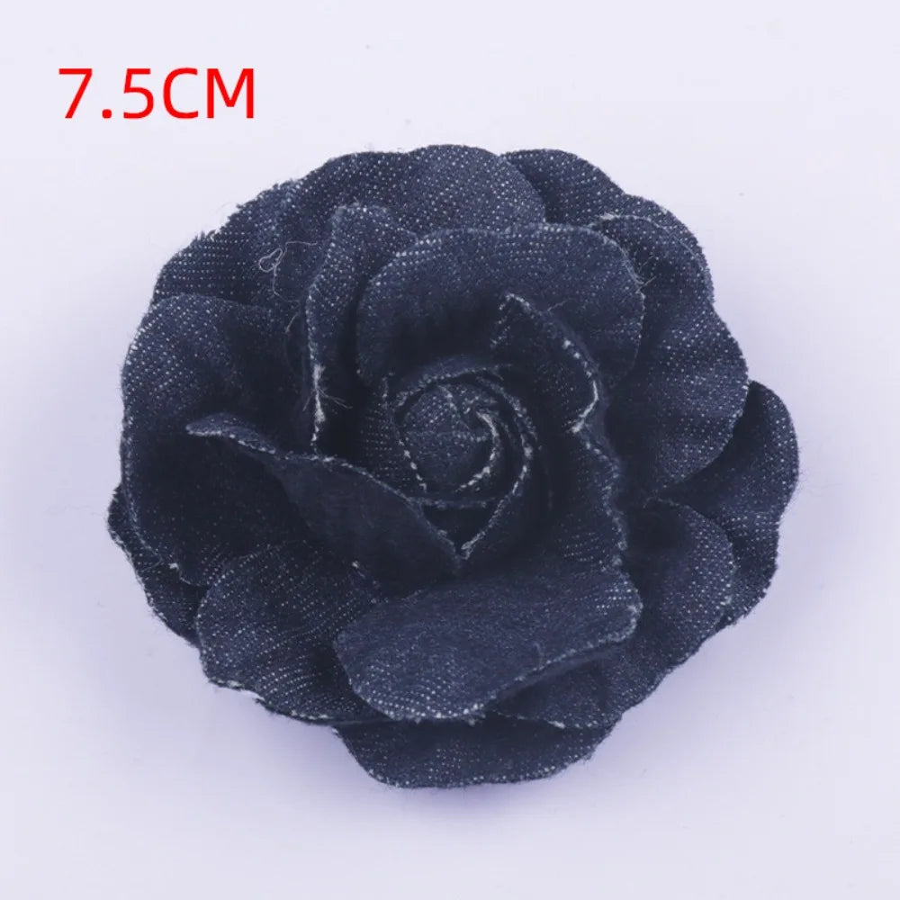 Denim Fabric Flowers