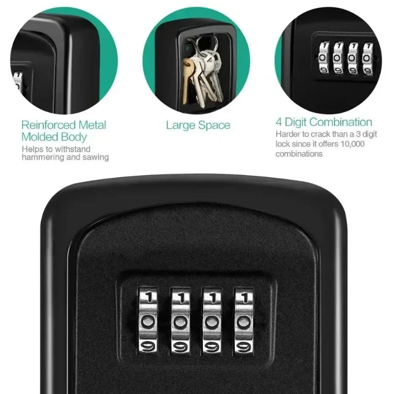 🔐 Metal Key Lock Box