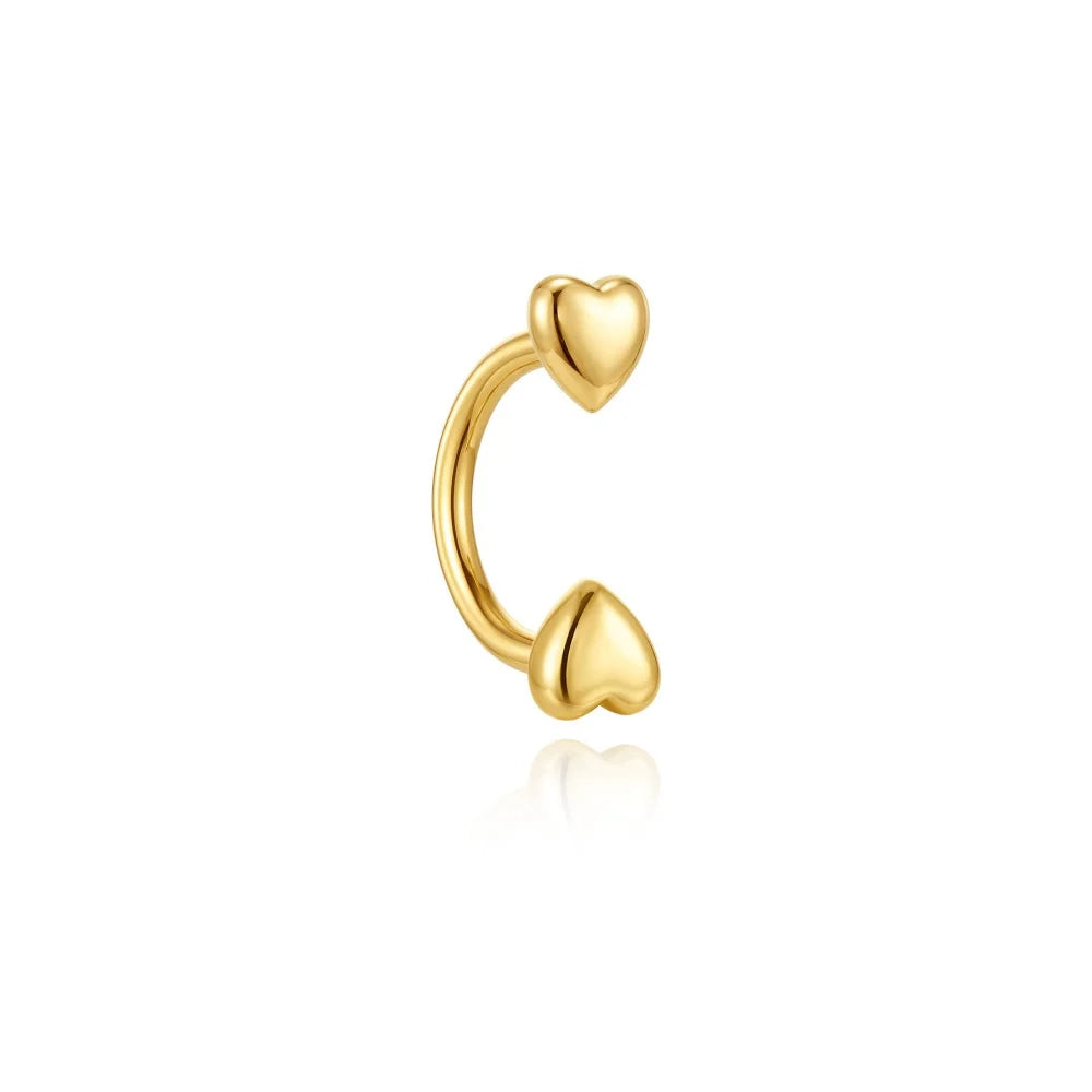 925 Silver Mini CZ Cartilage Stud (1 Pc)