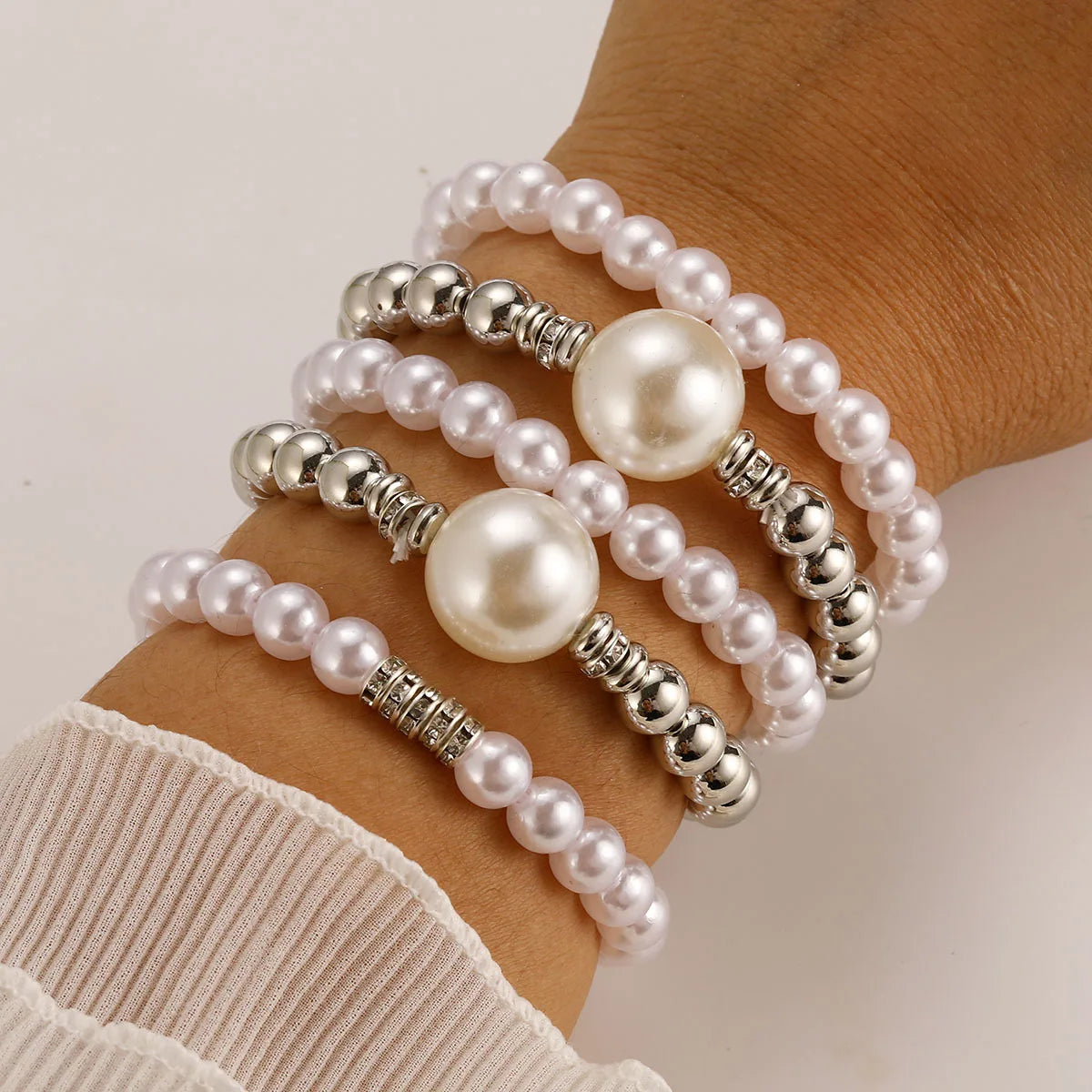 Big Flower Metal Bangle
