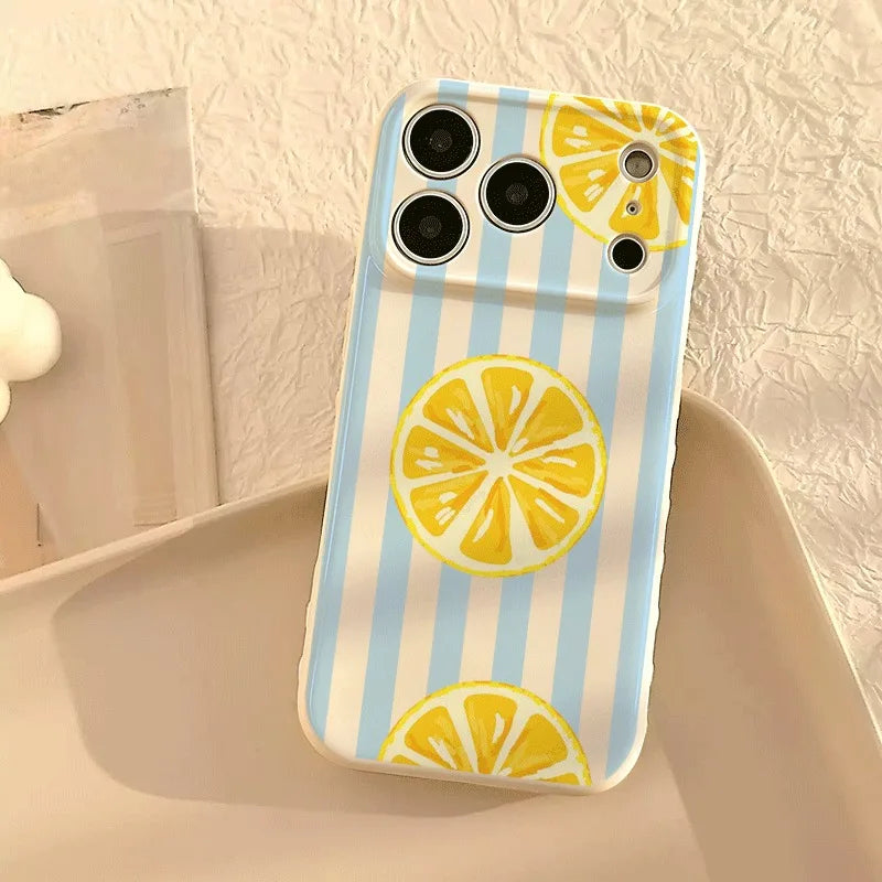 🍋 Watercolor Lemon Slice Phone Case