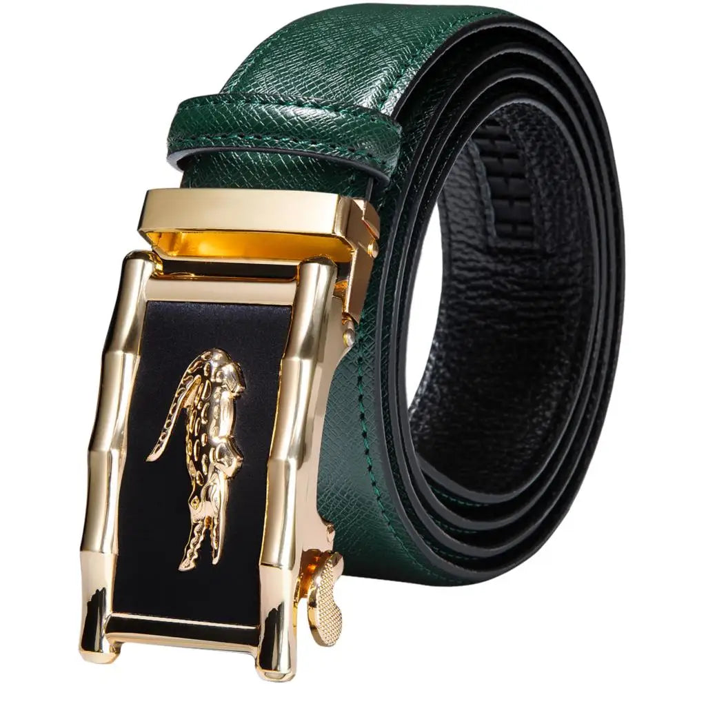 Men's Colorful Leather Jeans Belt