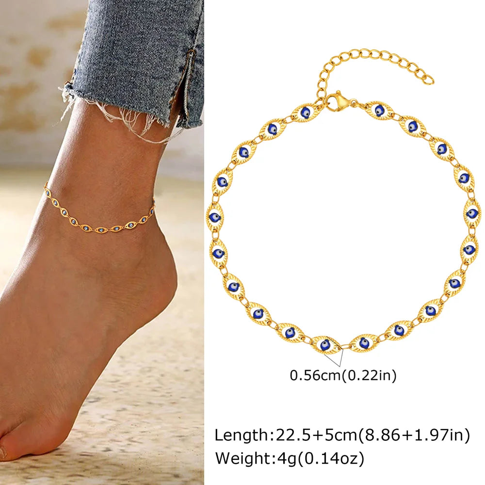 ❤️ Gold Heart Anklet Bracelet
