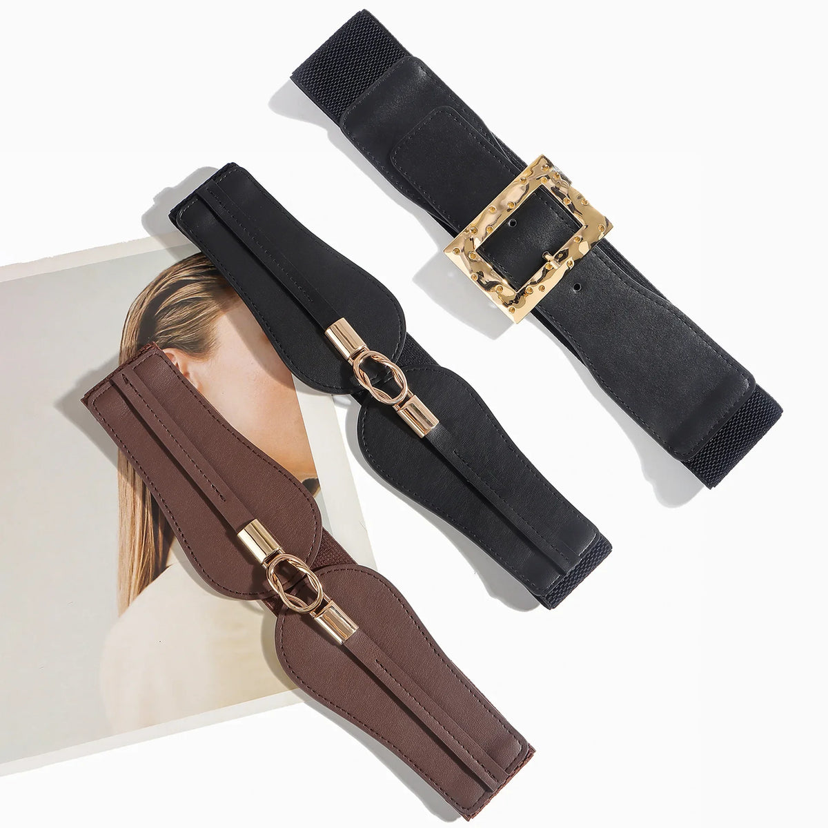 Women's Stretch Waist Cincher Belt