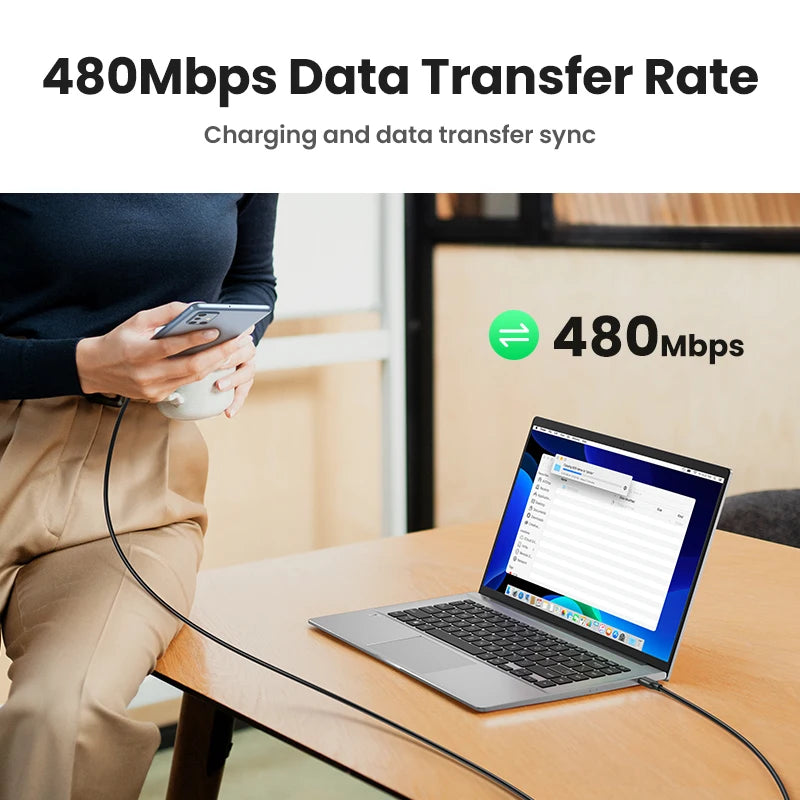 ⚡ UGREEN 100W USB-C Fast Charging Cable