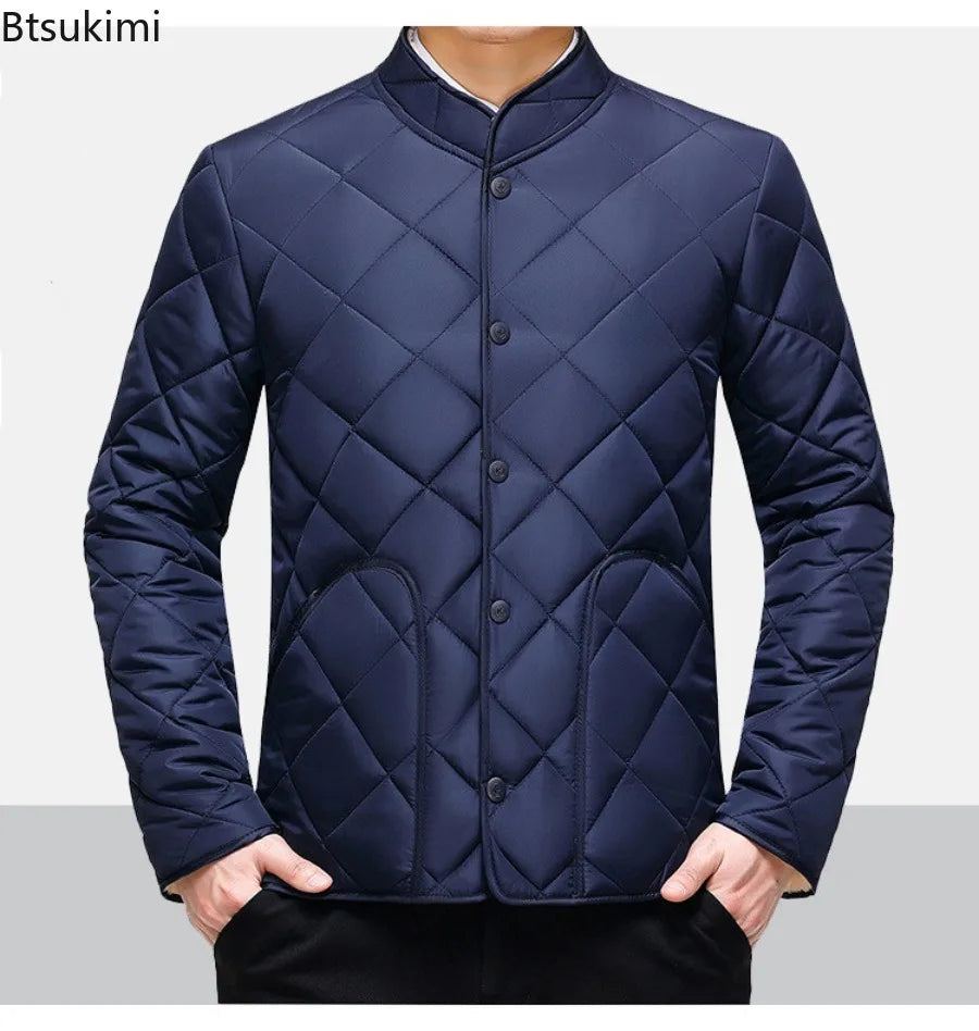 Men's Stand Collar Padded Jacket