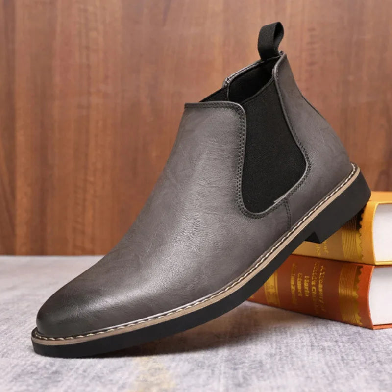 Men's Leather Chelsea Boots
