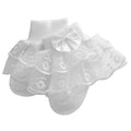 Baby Girls Ruffle Lace Socks