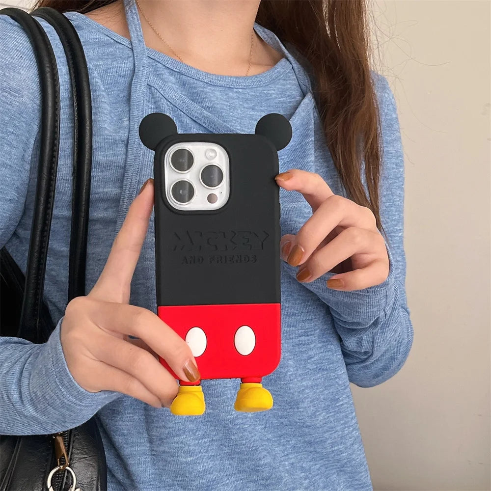 3D Cartoon Silicone iPhone Case