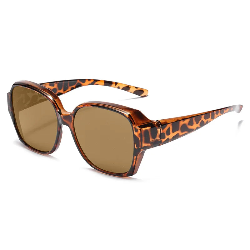 Fit-Over Polarized Wraparound Sunglasses