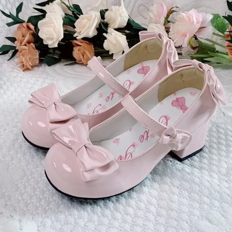 Women's Lolita Bow Party Heels
