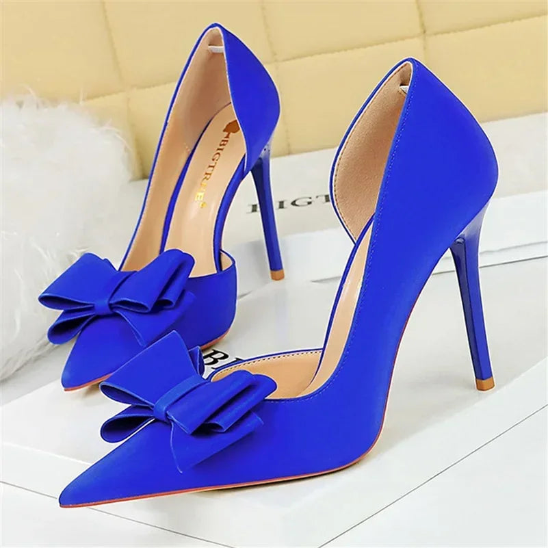 Women's 10.5cm Bowknot High Heels