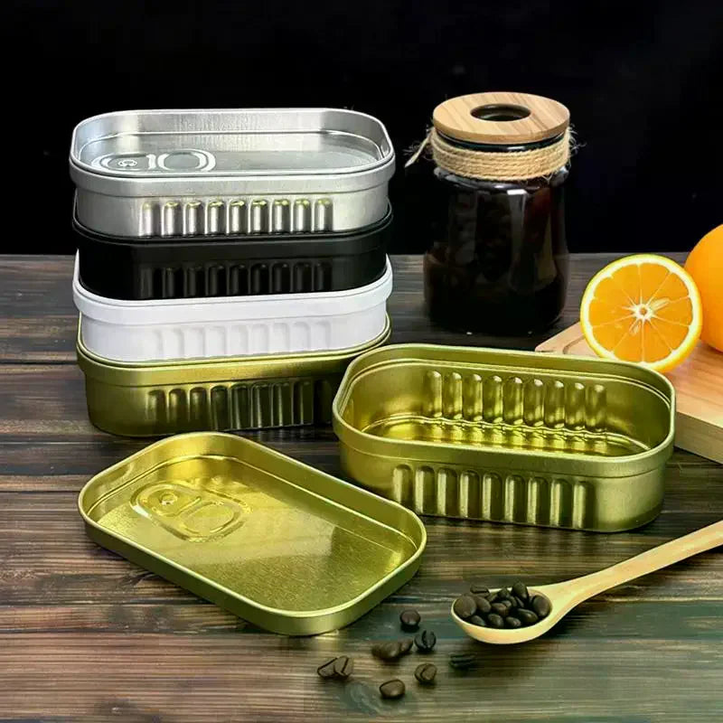 Sardine Can Storage Tin