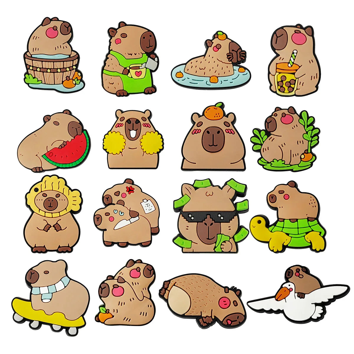 Capybara Shoe Charms