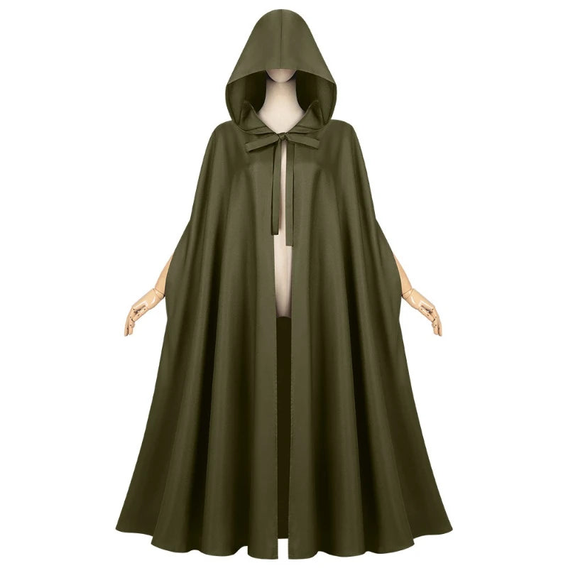 Unisex Medieval Hooded Cloak
