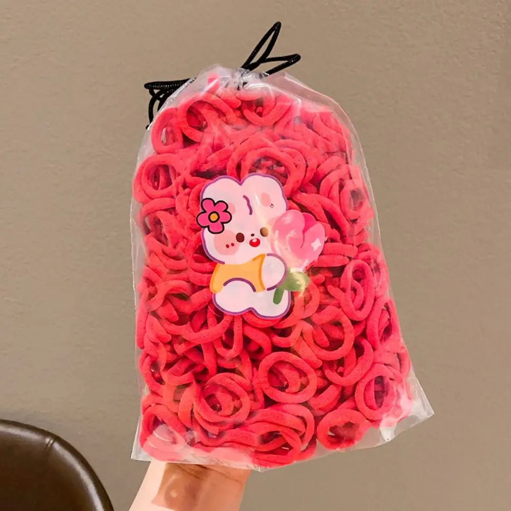 Kids Mini Hair Ties – 100 Pcs