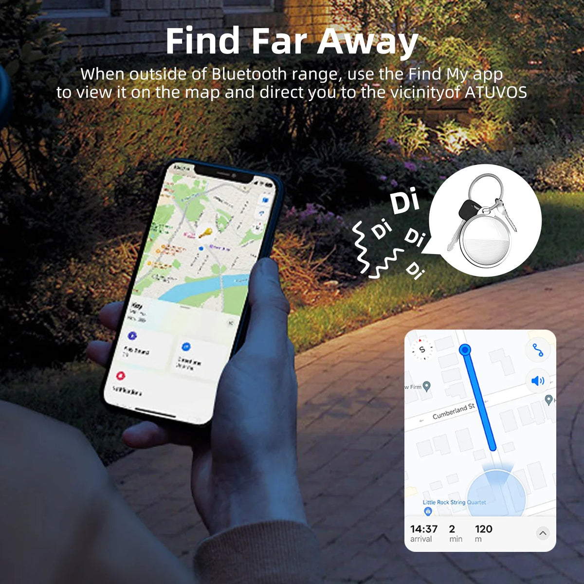 📍 Mini GPS Tracker for Apple Find My