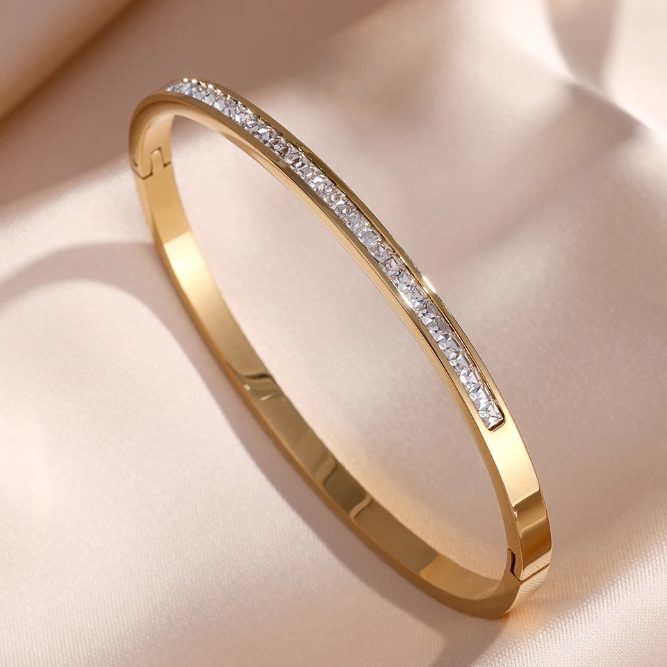 ✨ ZAKOL Sparkling Zircon Bracelet Set