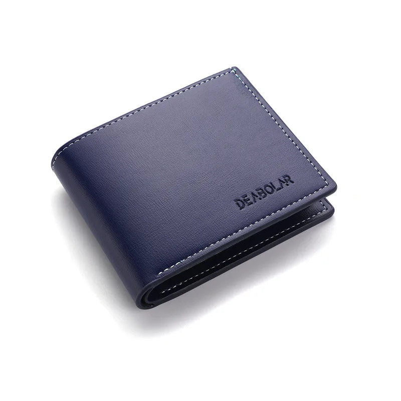 Men's Slim PU Leather Wallet