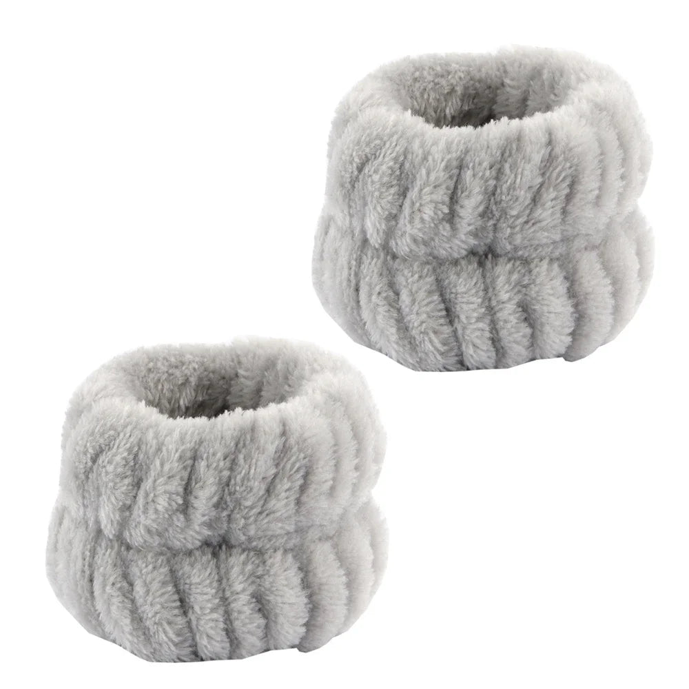 Spa Headband & Wristbands – 3 Pcs