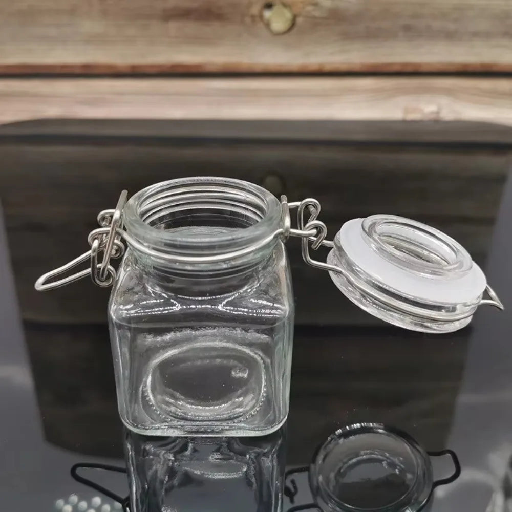 Glass Snap-Seal Storage Jar