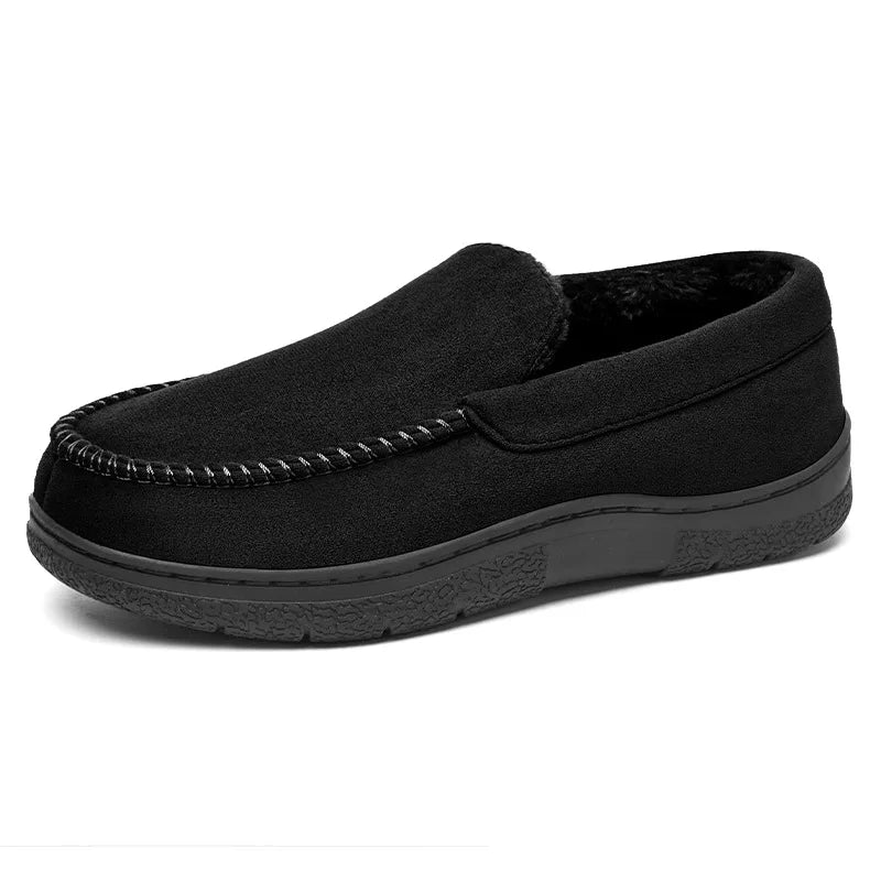 Men's Warm Plush Slip-On Shoes