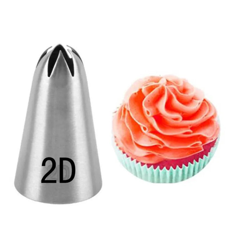 Rose Piping Nozzles – 4 Pcs