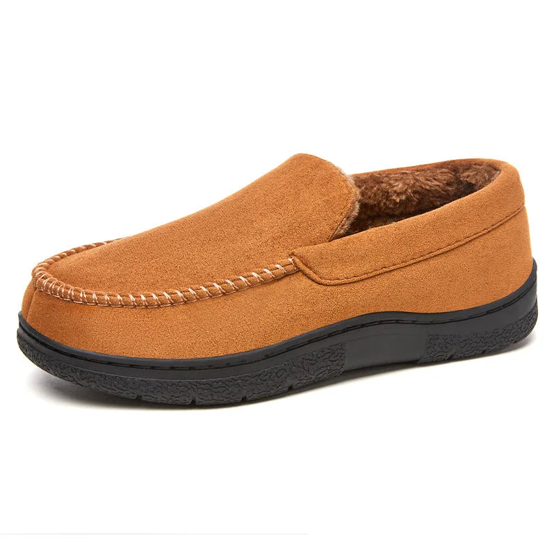 Men's Warm Plush Slip-On Shoes