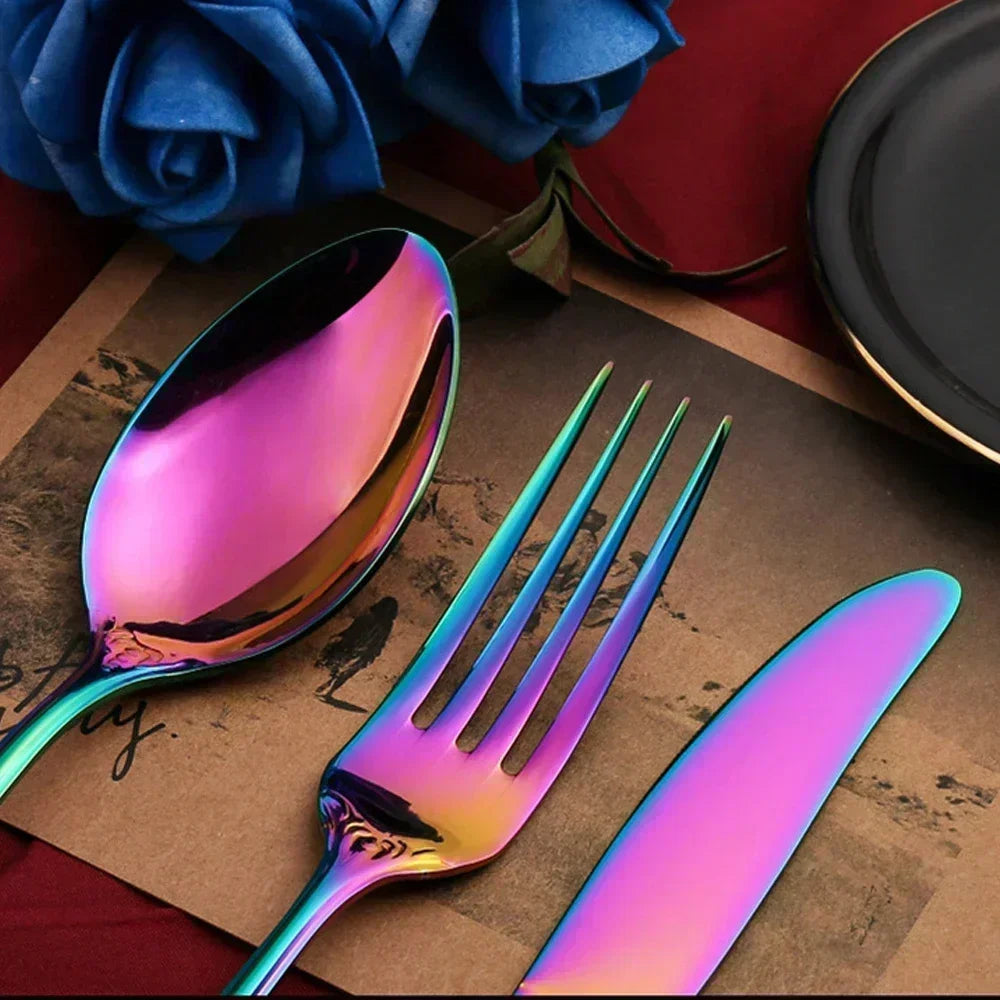 Gold Stainless Steel Cutlery Set
