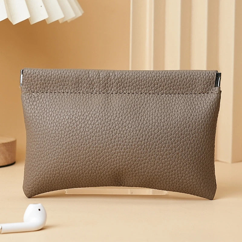 Self-Closing Mini Pouch Wallet