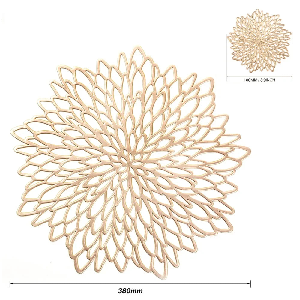 Gold Round Placemats