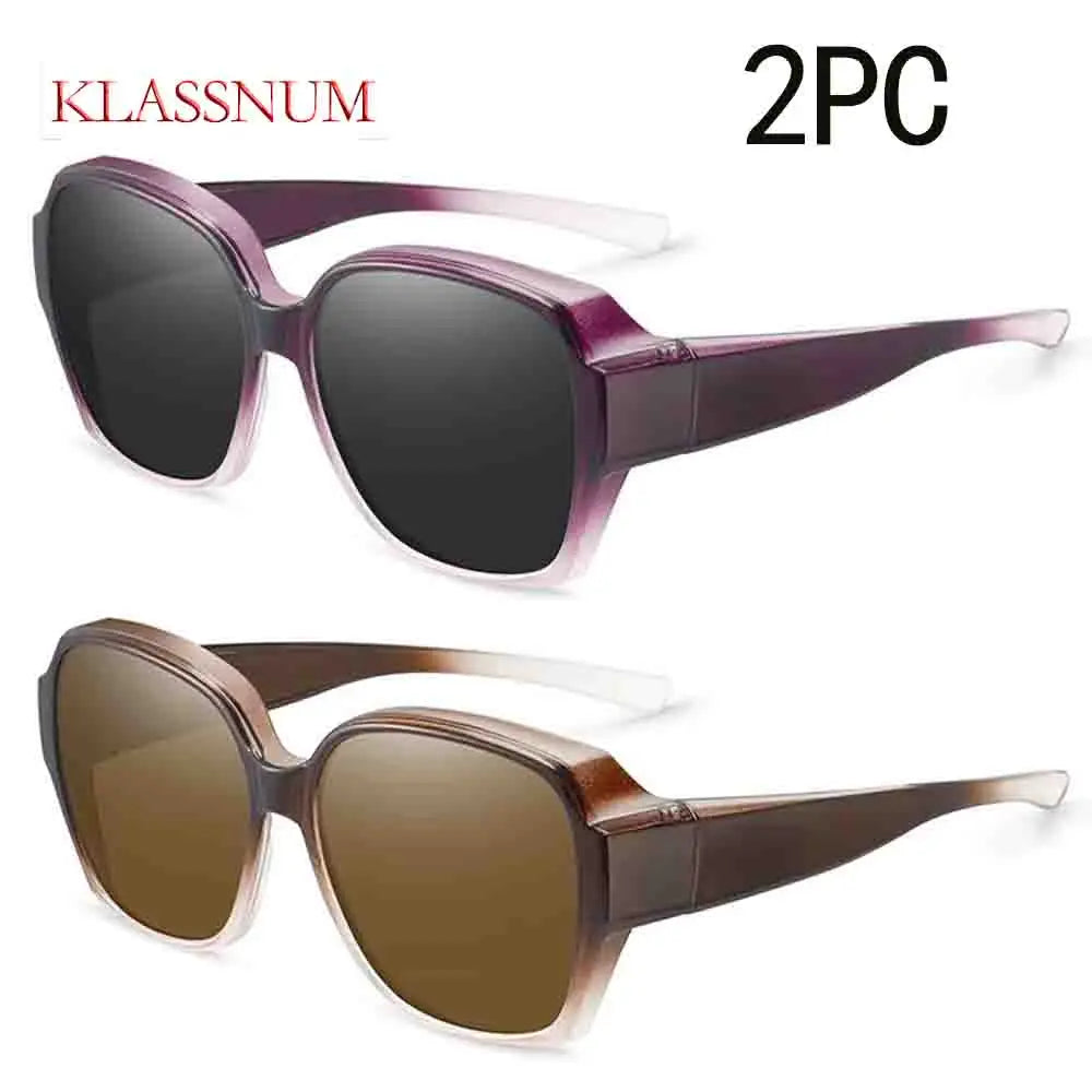 Fit-Over Polarized Wraparound Sunglasses