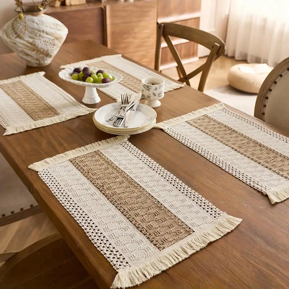 Woven Tassel Placemats
