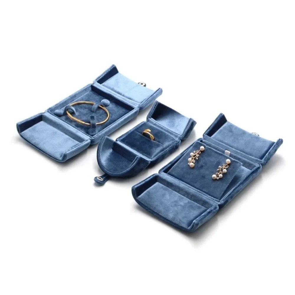 Velvet Double-Door Ring Box