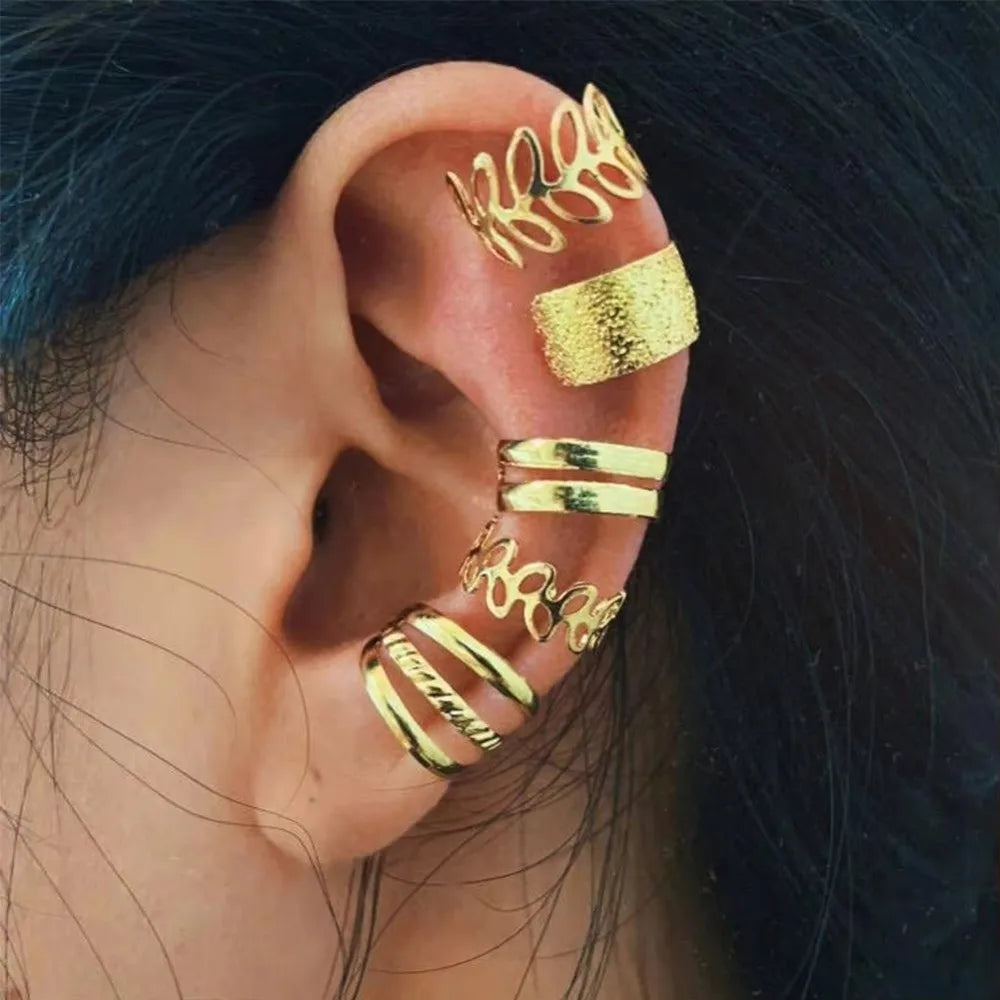 Smooth C-Shape Ear Cuff – No Piercing