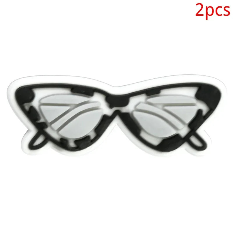 Leopard Print Shoe Buckle Charms