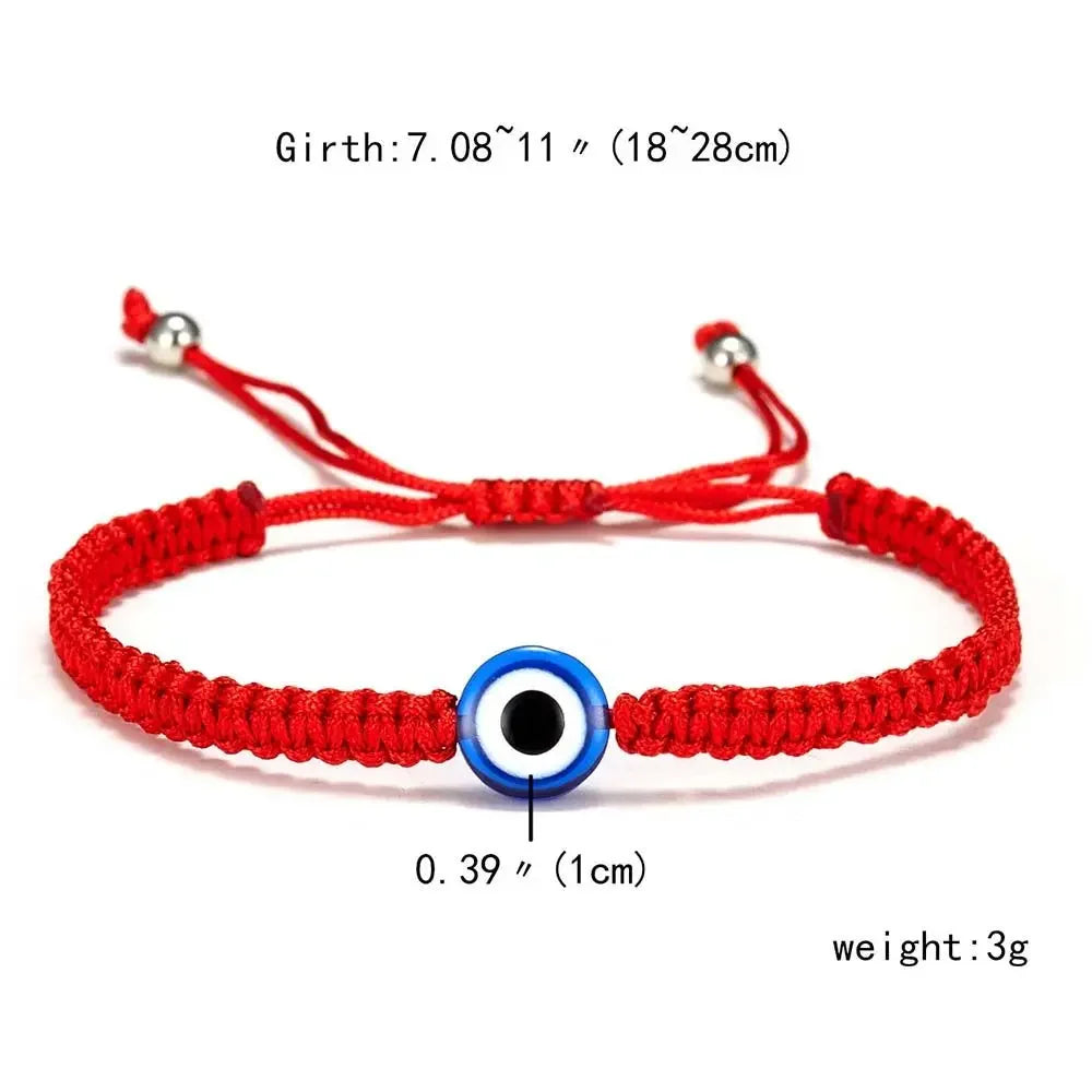 Evil Eye Red String Bracelet