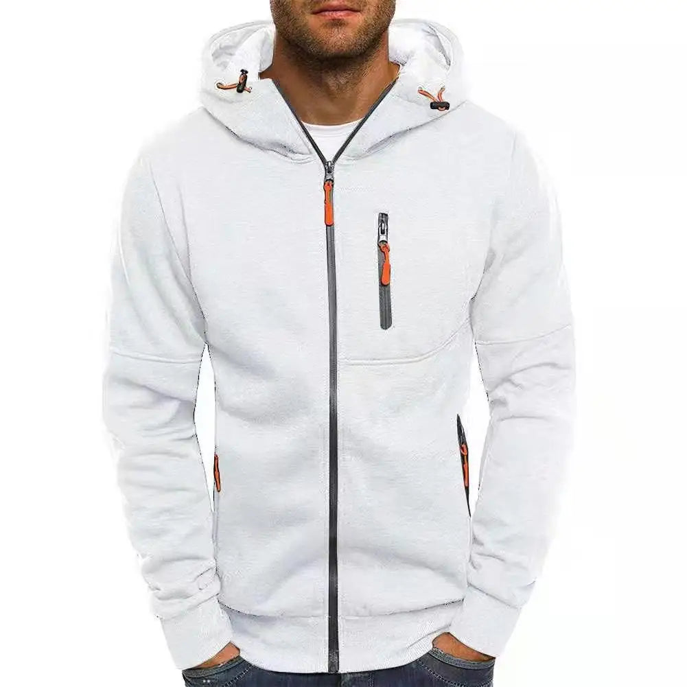 Men's Zip-Up Hoodie Cardigan
