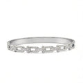 🐴 Horseshoe Zircon Bangle Bracelet