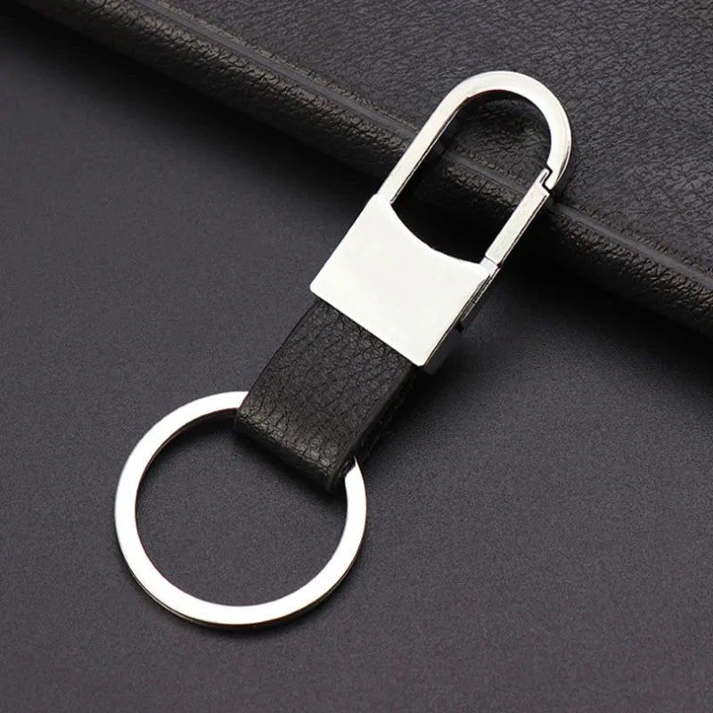 Leather Belt Clip Keychain