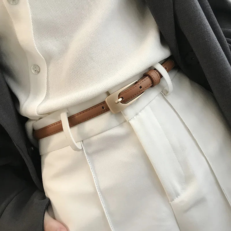 Women's Thin Decorative Belt
