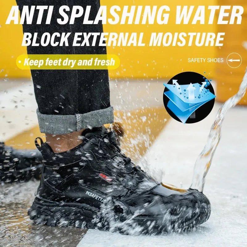 Waterproof Steel Toe Work Boots