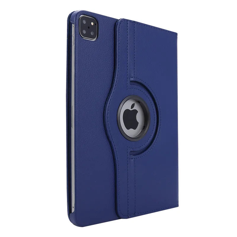 🔄 360° Leather Stand Case