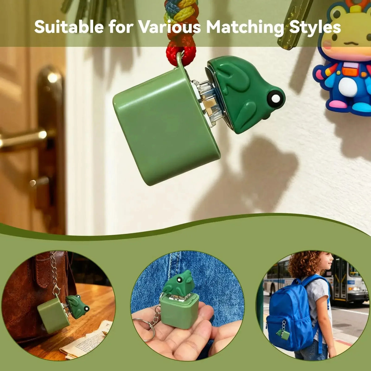 Croaking Frog Clicker Keychain